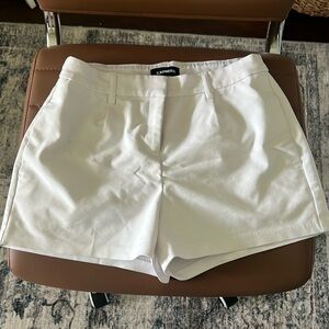 White High Rise Express Shorts